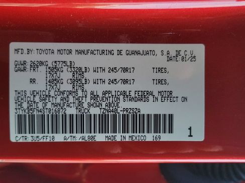 Certified 2025 Toyota Tacoma SR5 RWD image 23