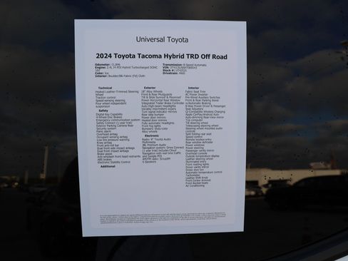 Used 2024 Toyota Tacoma TRD Off-Road image 50