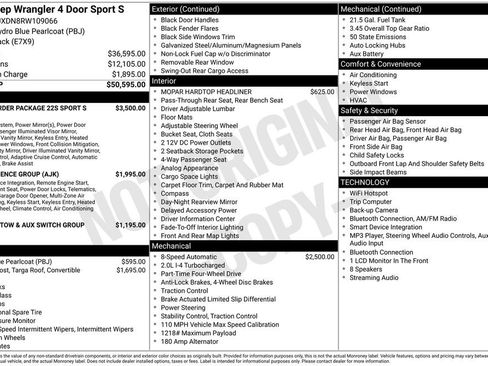 Used 2024 Jeep Wrangler Unlimited Sport AWD/4WD image 5