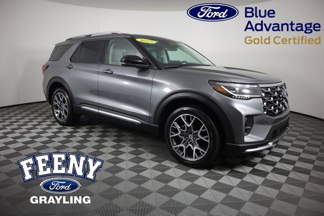 Certified 2025 Ford Explorer Platinum w/ Ultimate Package AWD/4WD 360° Tour