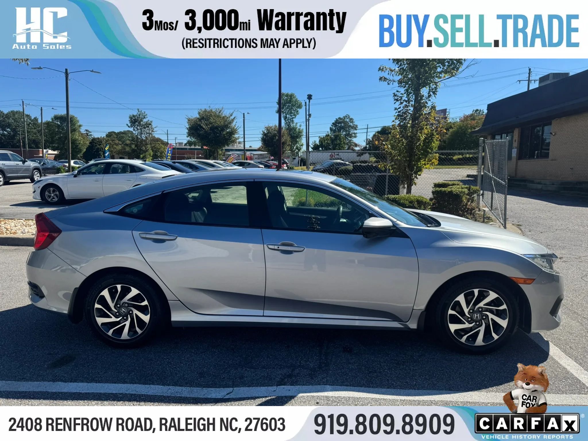 Used 2016 Honda Civic EX image 6
