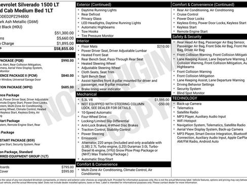 Used 2023 Chevrolet Silverado 1500 LT w/ Safety Package AWD/4WD image 39