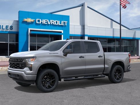 New 2026 Chevrolet Silverado 1500 Custom w/ Turbomax Blackout Package AWD/4WD image 36
