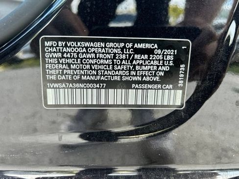 Used 2022 Volkswagen Passat 2.0T SE FWD image 22