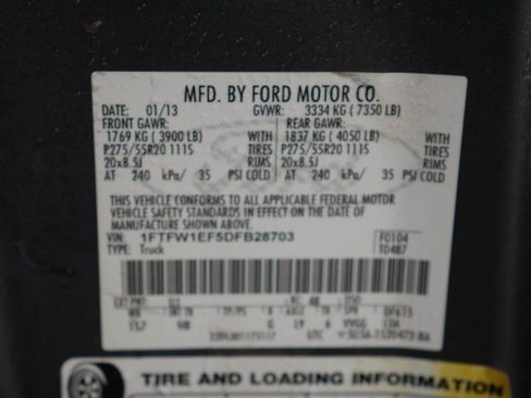 Used 2013 Ford F150 Lariat w/ Luxury Equipment Group image 9