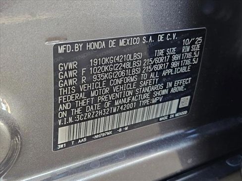New 2026 Honda HR-V LX image 17