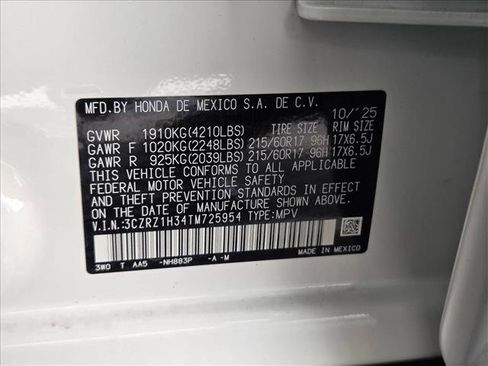 New 2026 Honda HR-V LX image 17