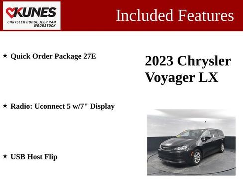 Used 2023 Chrysler Voyager LX image 3