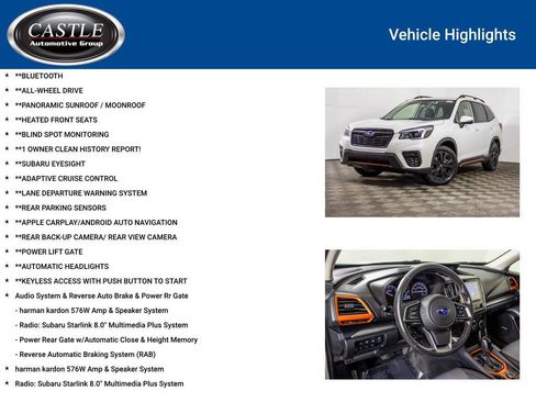 Used 2021 Subaru Forester Sport w/ Popular Package #2 image 3
