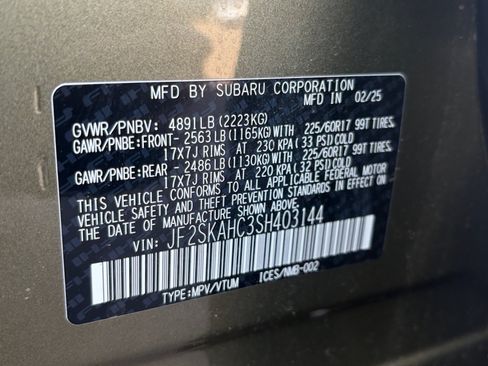 Used 2025 Subaru Forester Wilderness AWD/4WD image 34