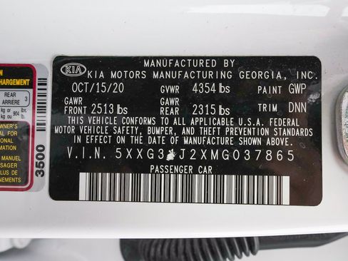 Used 2021 Kia K5 EX w/ EX Premium Package FWD image 13