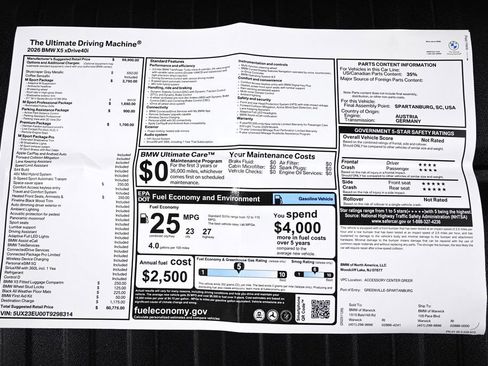 New 2026 BMW X5 xDrive40i w/ M Sport Package image 37