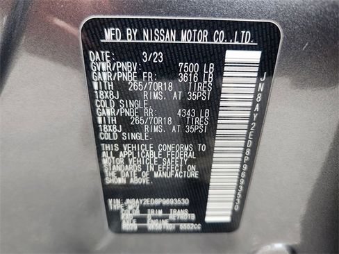 Used 2023 Nissan Armada S image 31