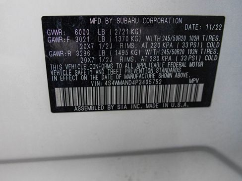 Used 2023 Subaru Ascent Limited image 55