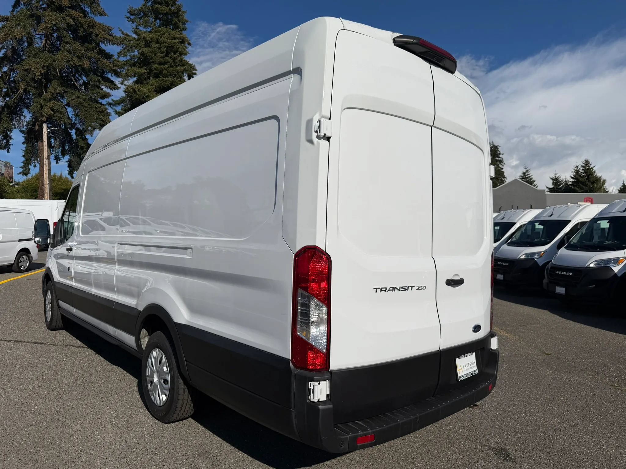 Used 2021 Ford Transit 350 148 High Roof Extended w/ Load Area Protection Package RWD image 8