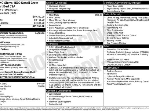 Used 2021 GMC Sierra 1500 Denali w/ Denali Ultimate Package AWD/4WD image 6