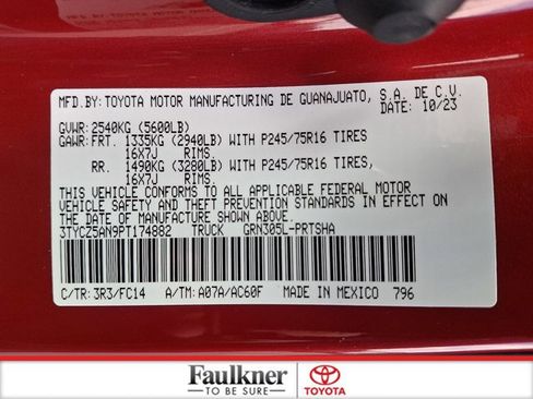 Certified 2023 Toyota Tacoma SR5 image 26