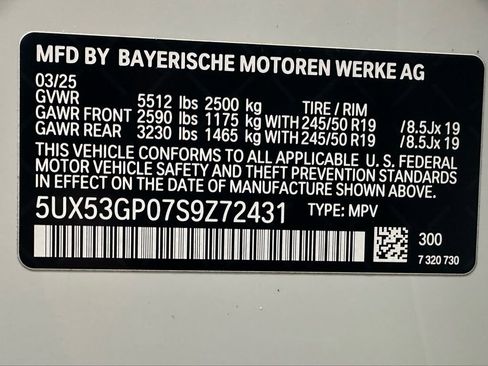 Used 2025 BMW X3 xDrive30i w/ M Sport Package image 11