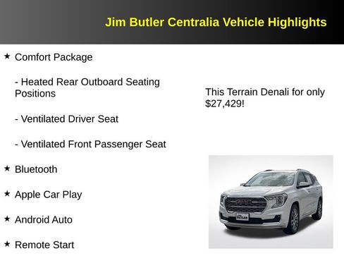 Used 2023 GMC Terrain Denali w/ Denali Premium Package AWD/4WD image 11
