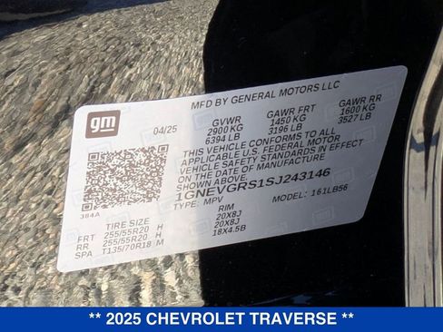 New 2025 Chevrolet Traverse LT w/ Enhanced Driving Package image 39