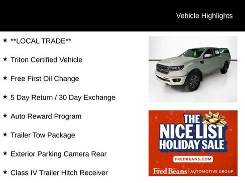 Used 2019 Ford Ranger Lariat w/ Technology Package image 3