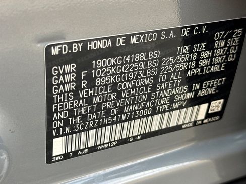 Certified 2026 Honda HR-V Sport image 27