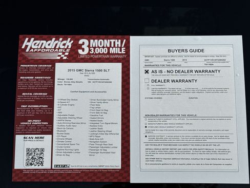 Used 2015 GMC Sierra 1500 SLT w/ SLT Crew Cab Value Package RWD image 35