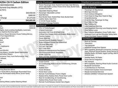 Used 2022 MAZDA CX-9 Carbon Edition