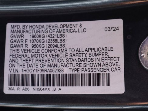 Used 2024 Honda Accord EX image 46