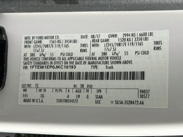 Used 2018 Ford F150 XL w/ XL Power Equipment Group AWD/4WD image 37