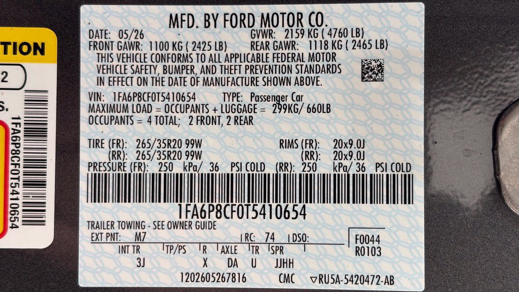 New 2026 Ford Mustang GT Premium RWD image 36