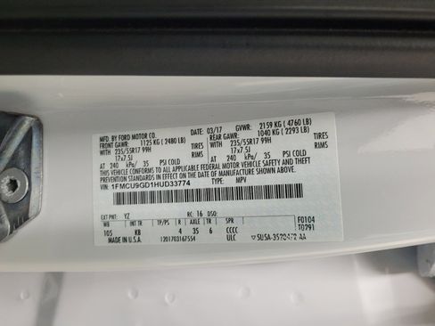 Used 2017 Ford Escape SE AWD/4WD image 33