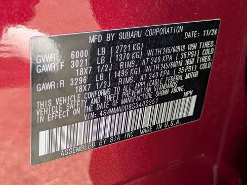 Used 2025 Subaru Ascent Premium AWD/4WD image 32