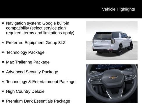 New 2026 Chevrolet Suburban High Country AWD/4WD image 3
