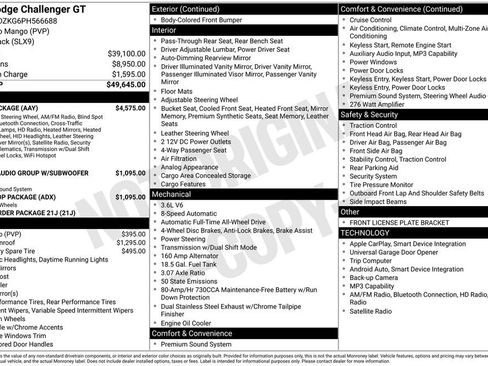 Used 2023 Dodge Challenger GT w/ Plus Package image 6