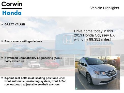 Used 2013 Honda Odyssey EX image 6