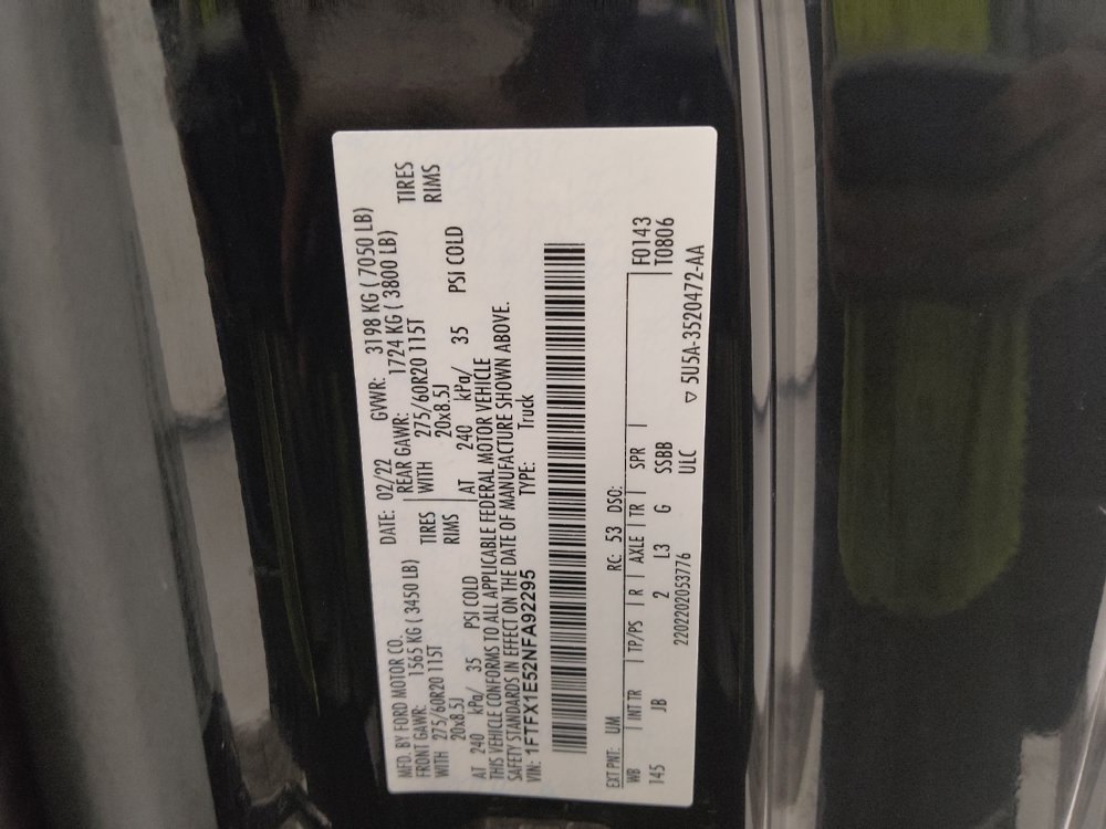 Used 2022 Ford F150 XL w/ STX Black Appearance Package AWD/4WD image 33