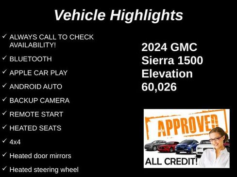 Used 2024 GMC Sierra 1500 Elevation w/ LPO, GMC Protection Package AWD/4WD image 9