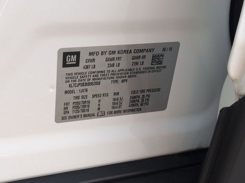 Certified 2019 Chevrolet Trax LT w/ LT Convenience Package AWD/4WD image 33