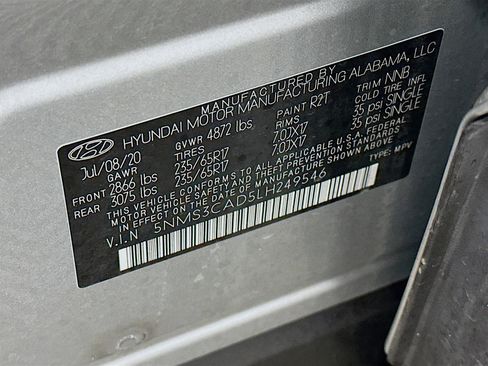 Used 2020 Hyundai Santa Fe SEL w/ Cargo Package image 12