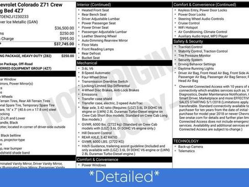 Used 2018 Chevrolet Colorado Z71 image 3