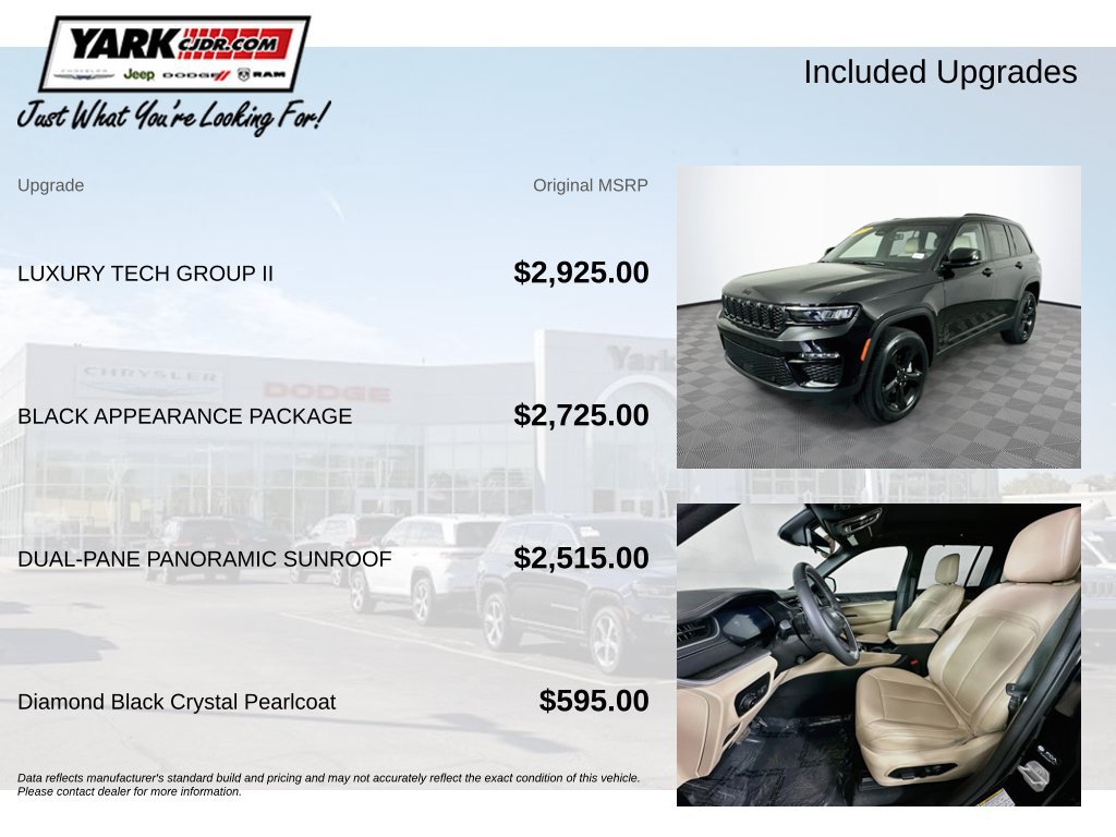 Certified 2024 Jeep Grand Cherokee Limited w/ Luxury Tech Group II AWD/4WD image 5