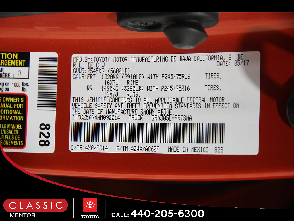 Used 2017 Toyota Tacoma SR5 w/ Tow Package AWD/4WD image 21
