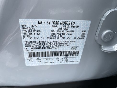 New 2026 Ford Explorer Tremor w/ Tremor Convenience Package image 48