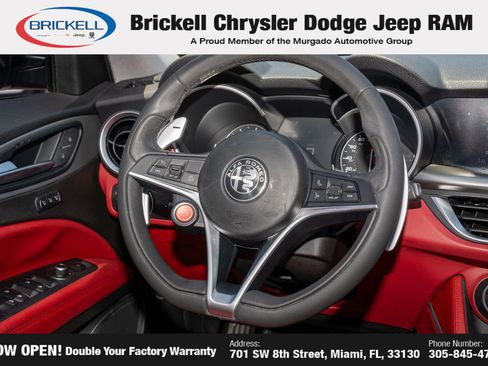 Used 2019 Alfa Romeo Stelvio Sport w/ Quick Order Package 22K Sport RWD image 22