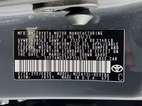 Certified 2023 Toyota Corolla XSE w/ Carpet Mat Package (TMS) FWD image 28