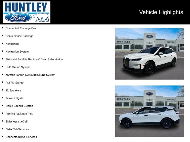 Used 2023 BMW iX xDrive50 w/ Convenience Package AWD/4WD image 2