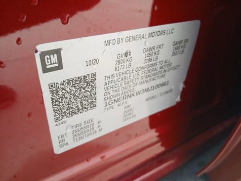 Certified 2021 Chevrolet Traverse High Country image 2