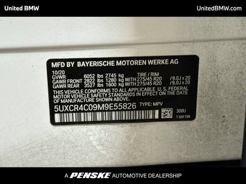 Used 2021 BMW X5 sDrive40i w/ Premium Package RWD image 22