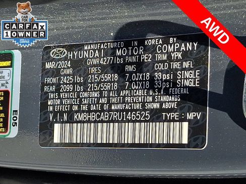 Used 2024 Hyundai Kona SEL AWD/4WD image 27